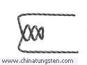 alambre de tungsteno trenzado